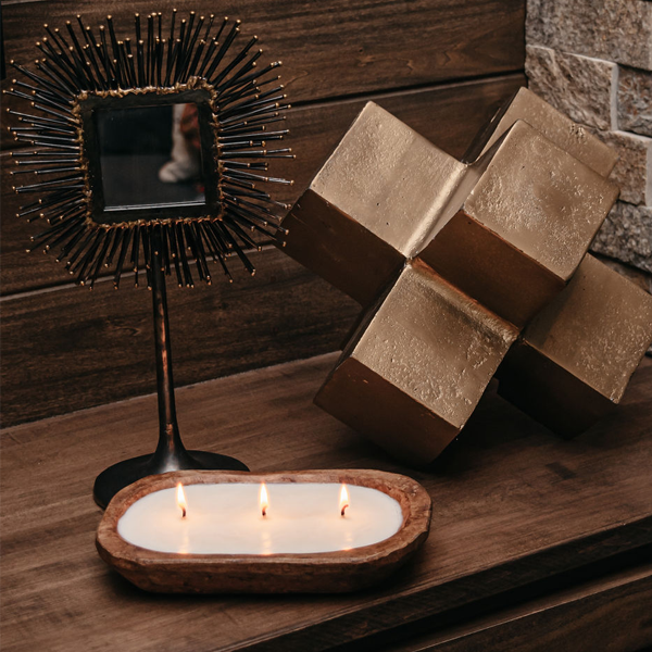 3-Wick Dough Bowl Soy Wax Candle - Hibernate