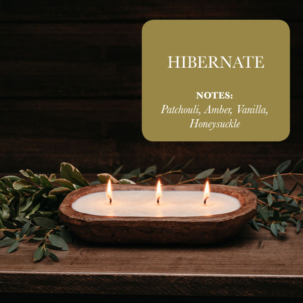 3-Wick Dough Bowl Soy Wax Candle - Hibernate