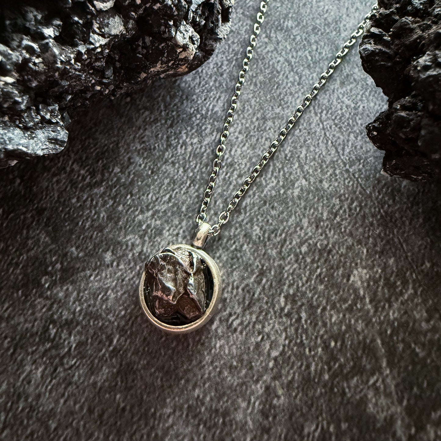 Campo Del Cielo Meteorite Pendant Necklace