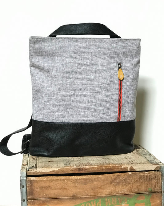The Rockaway 3-in-1 tote + backpack + crossbody